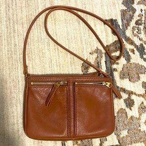 FOSSIL crossbody bag, brown